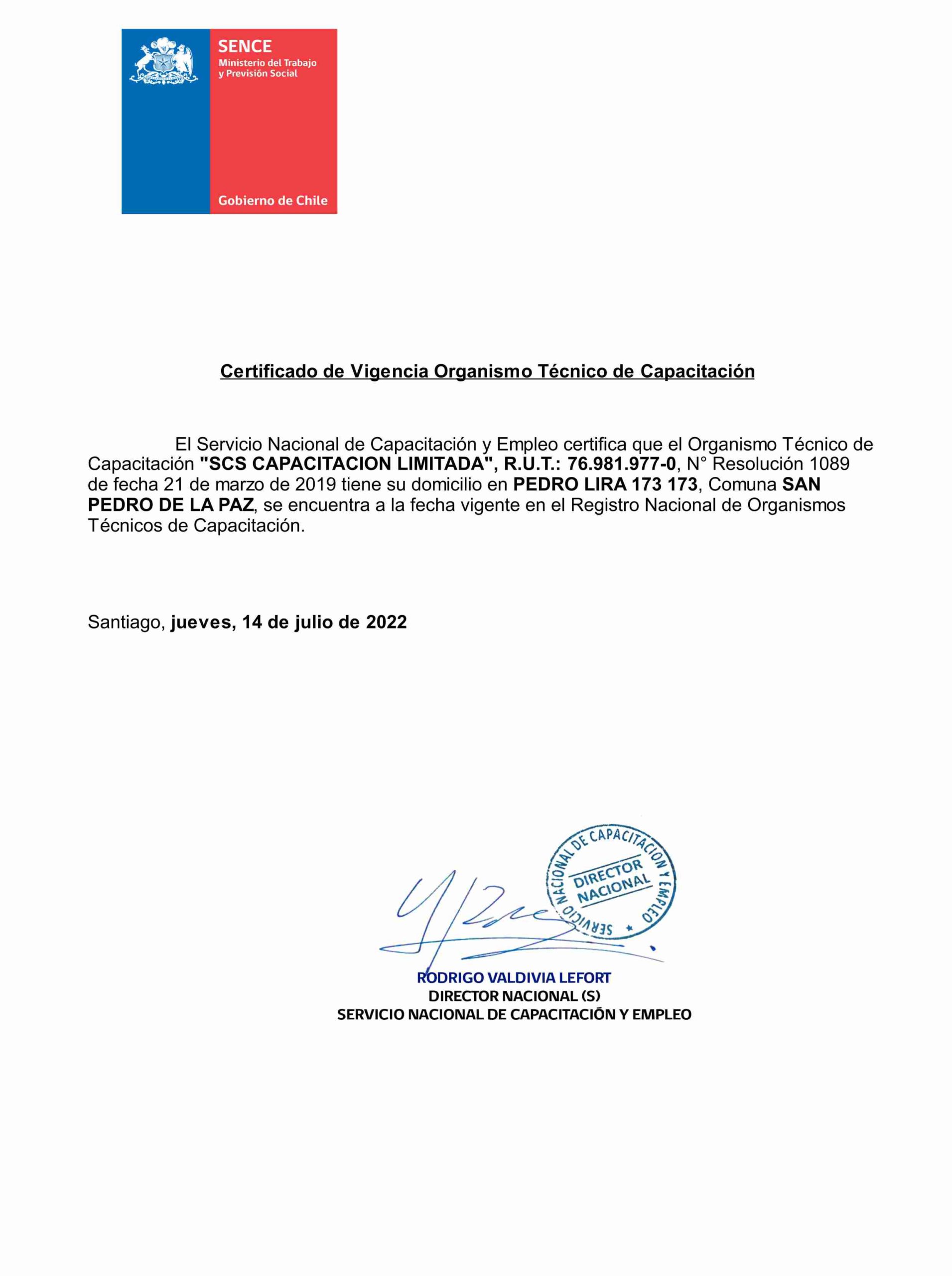 Nuestras credenciales